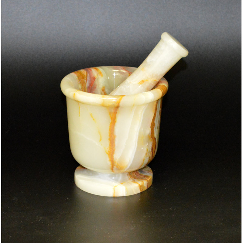 Marble Mortar And Pestle Set