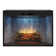 Dimplex Revillusion Built-In Electric Firebox Weathered Concrete Interior with Front Glass Panel