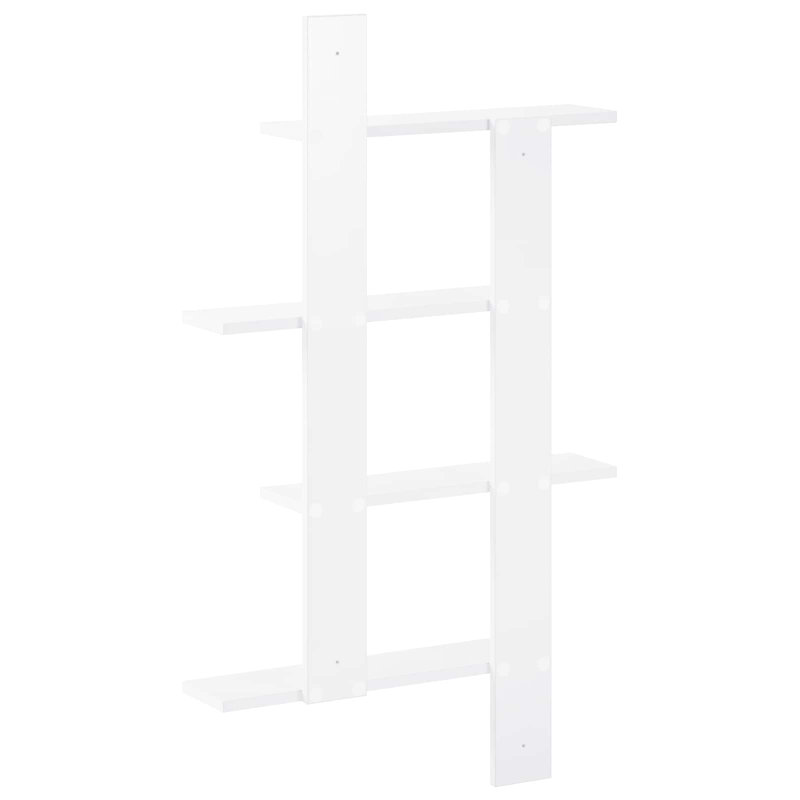 Engineered Wood Wall Shelf, White