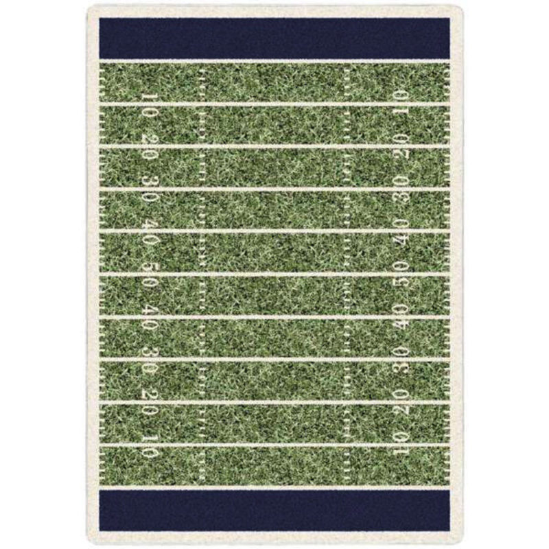 Friday Nights Dark Blue, Rectangle 5'4" x 7'8"