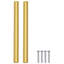 Vidaxl Cabinet Handle Wall-Mounted Gold Stainless Steel For T-Bar Accessory