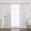 Paire de rideaux occultant en polyester Fortson Max-2104946476-2104946464