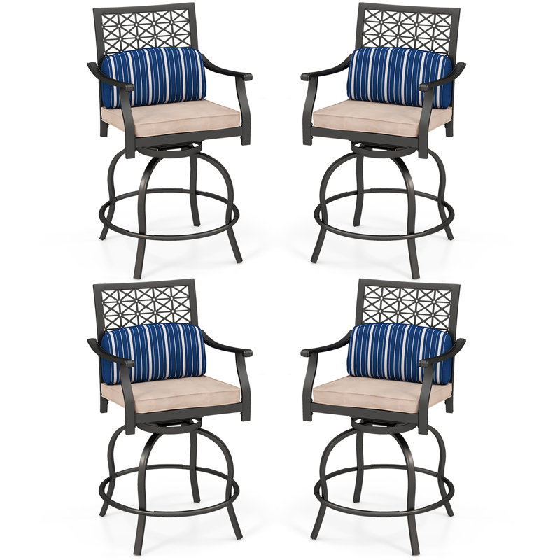 Tabouret de bar avec coussin Annalouise