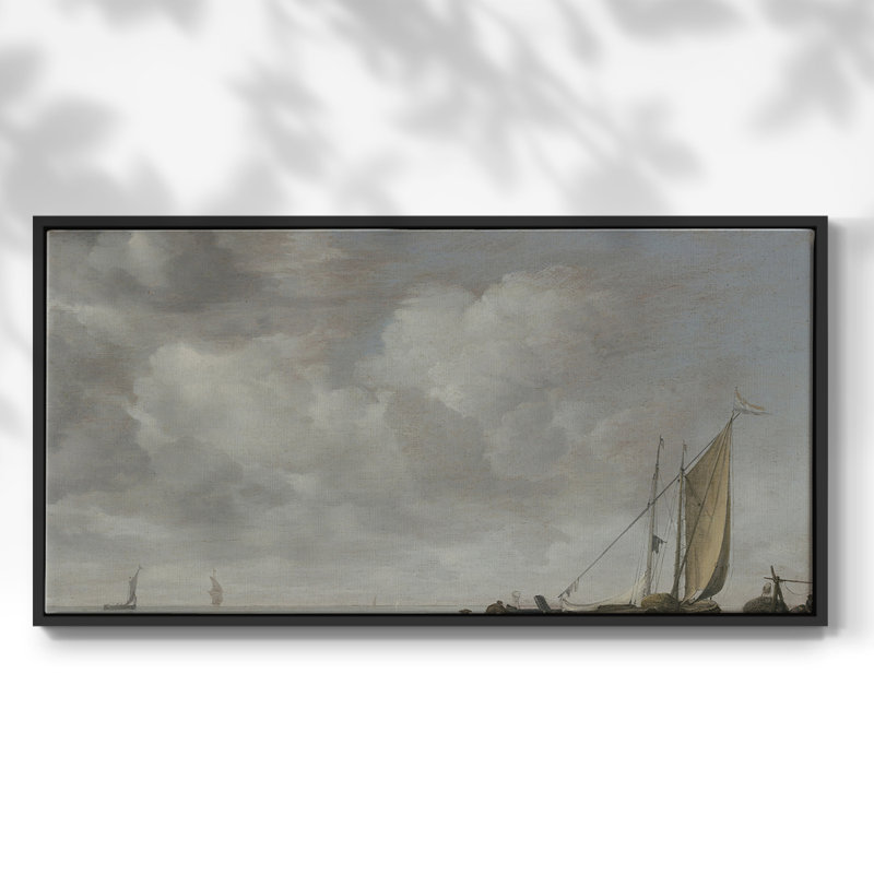 Nautical Series-CCXCVII- Galerie encadrée - prête à être accrochée, Noir, H 21 po x l 41 po