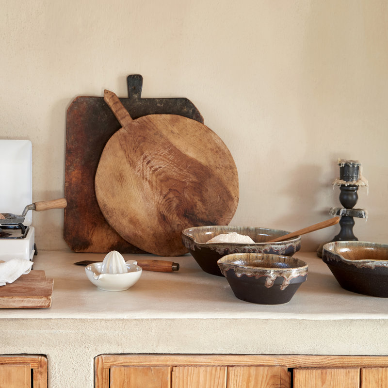 Poterie 29 oz Bol à céréales en grès fait à la main