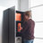 Wood Utility Storage Garage Cabinet In Metallic Gray / Wall Mounted Wood Utility Storage Garage Cabinet In Metallic Gray (32 In W X 72 In H X 20 In D)