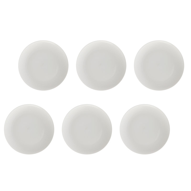 Assiette à losanges ronde 18 cm
