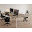 Inbox Zero Fabric Office Chair with Headrest-1555425892
