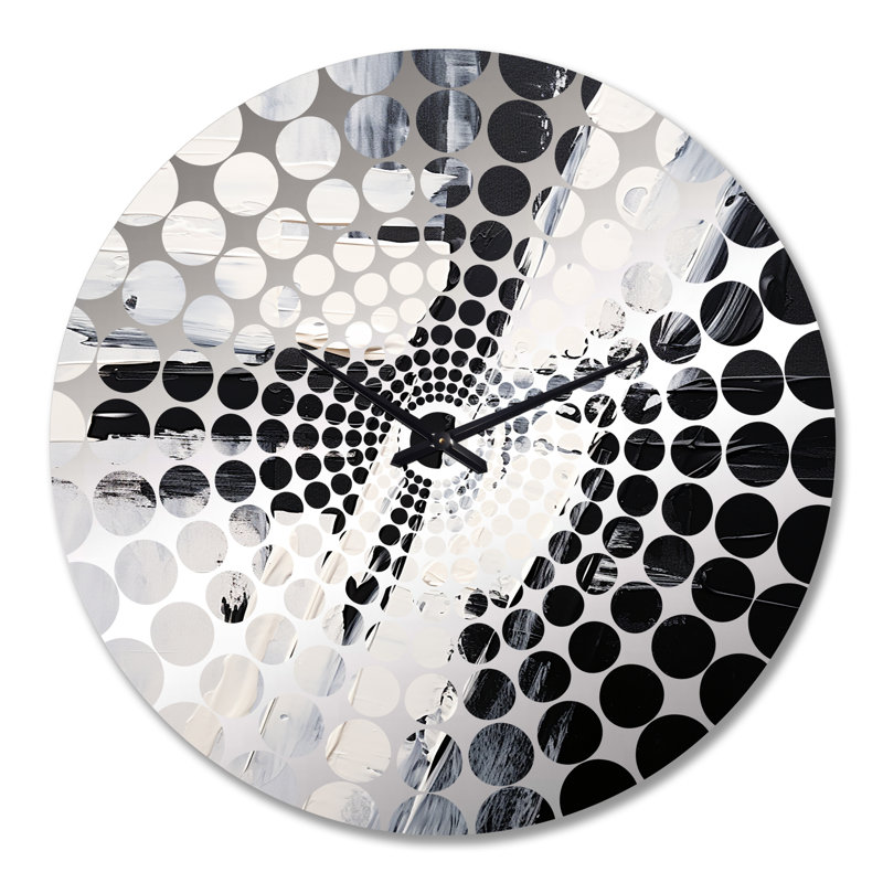 Shaindel - Abstract Painting Wall Clock, Large