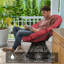 Fauteuil Papasan pivotant de l 37,5 po-2056032819