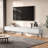 Walnut Veneer TV Stand with Four Drawers-100662635