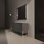 Meuble-lavabo autoportant 60 po avec portes à fermeture douce (ensemble KD) 60 po - évier inclus-125034018