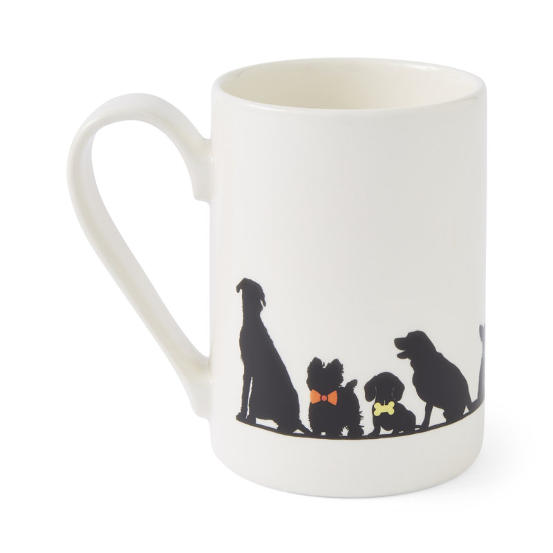 Portmeirion, Mug Meirion - Silhouette Dog Friends Tall Mug