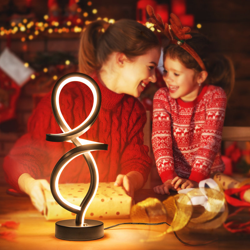 Lampe de fantaisie en métal Javaid, Noir