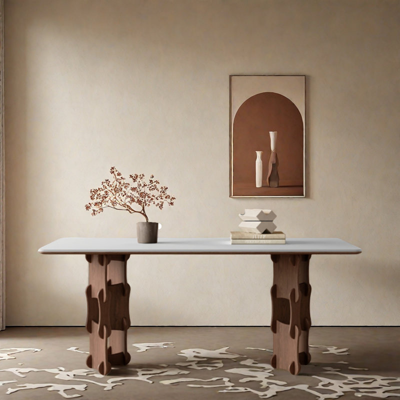 Table de salle à manger durable et spacieuse., H 29,53 po x L 59,06 po x l 31,5 po