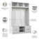 Yerani Everly Quinn Entryway Storage Set With 48W Hall Tree And Shoe Bench With Doors
