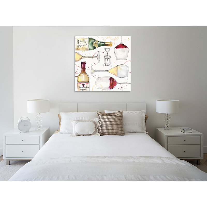 Chêne et vieilli II par Anne Tavoletti - Toile tendue, H 24 po x l 24 po x P 1,5 po