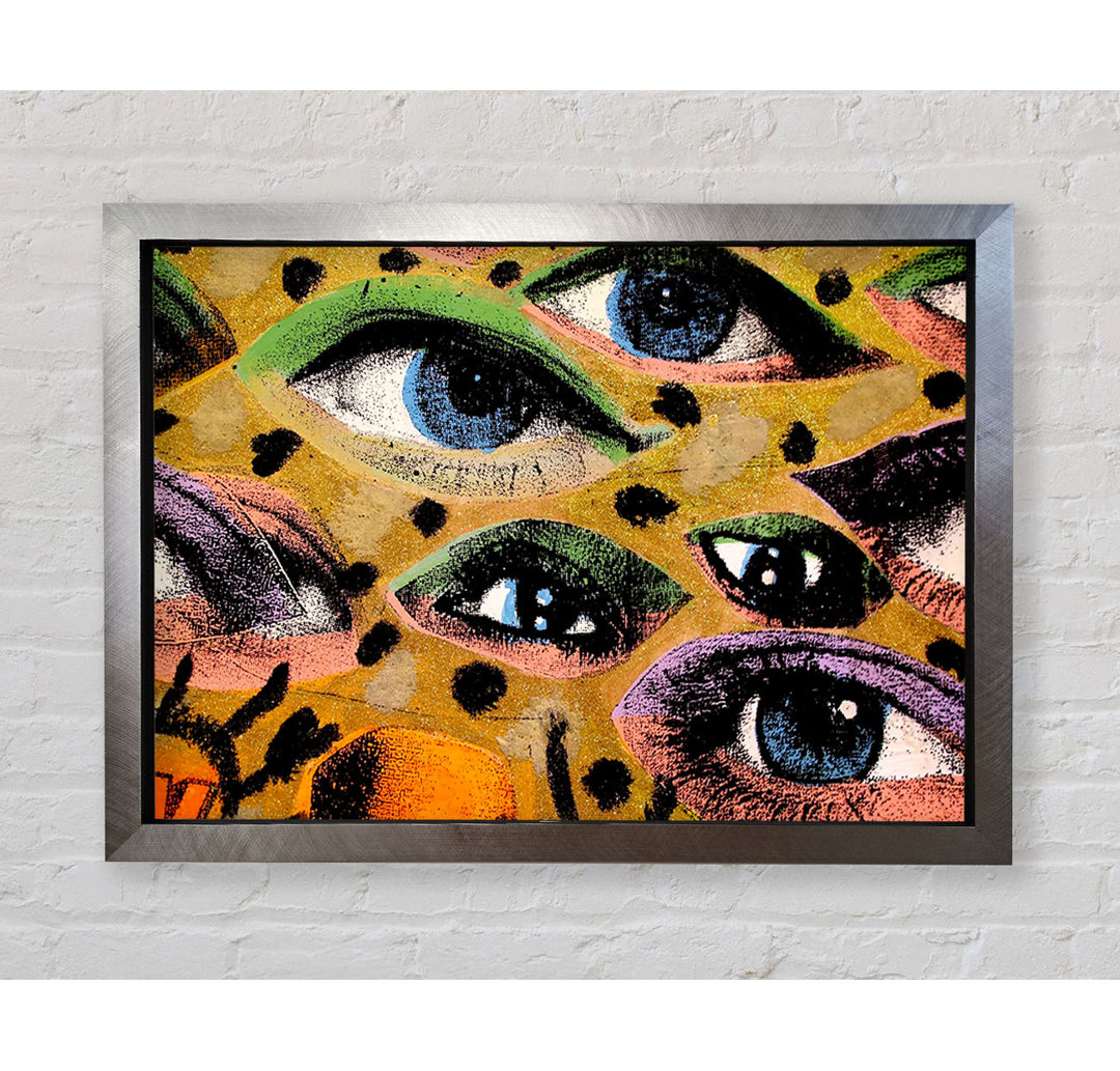 All Eyes On You - Einzelne Bilderrahmen Kunstdrucke