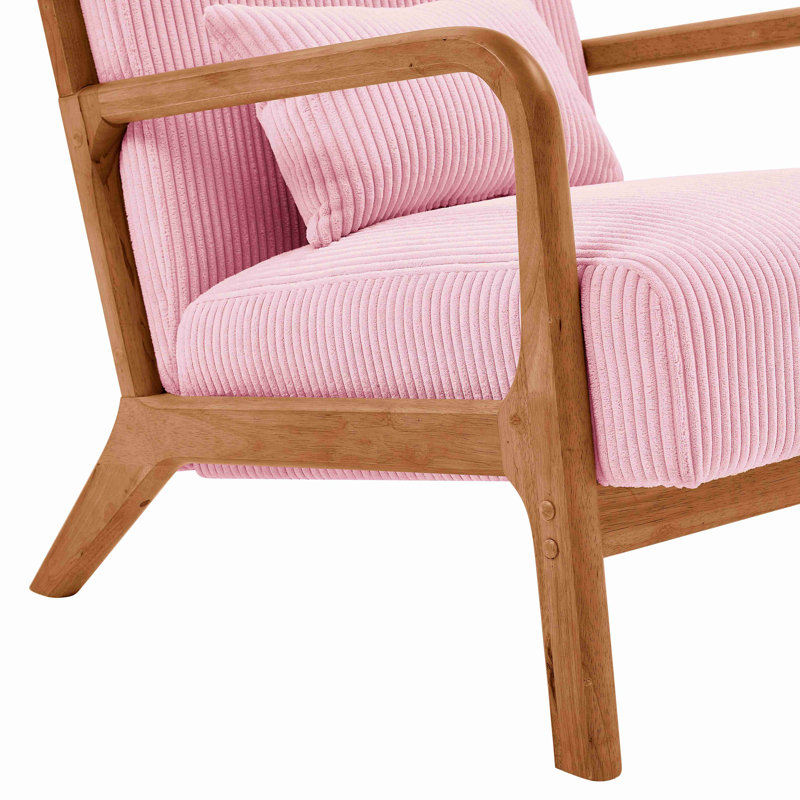 Chaise longue en bois, Rose