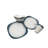 Mikasa Swirl Square 16 Piece Dinnerware Set, Service for 4-57329200
