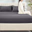 My Home Store Gylfi 300 Thread Count Egyptian-Quality Cotton Percale Fitted Sheet-773707525-773707526