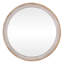 Miroir mural 30 po rond en bois massif de style campagnard, miroirs décoratifs rustiques Boho pour salle de bain, miroir mural Shabby Chic pour vestibule de salle de bain