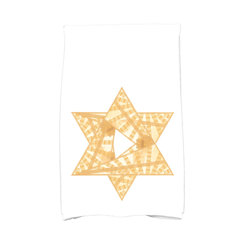 Essuie-mains Hannukah, Or