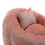 Fauteuil à billes rond avec repose-pieds-1828414011
