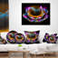 Coussin décoratif fleur foncé en couleur florale-30059159-30059155