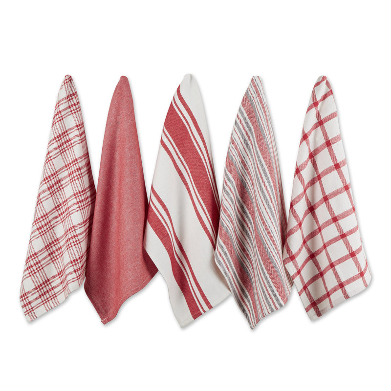 ENSEMBLE ASSIETTES DE TISSU ASST ROUGE / 5, Rouge