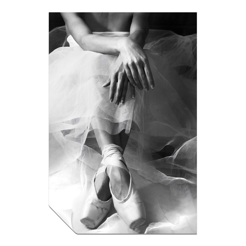 Elegant Ballerina - No Frame Print, 31cm H x 20cm W x 0.5cm D