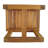 Spa 17.25'' W Teak Shower Bench