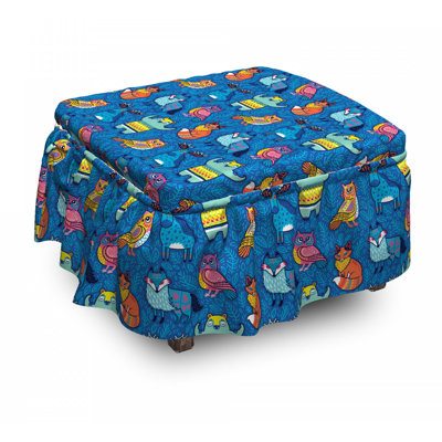Housse pour animaux art repose-pieds