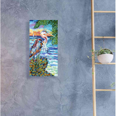 «Beach Comber I» par Carolee Vitaletti, art mural sur toile