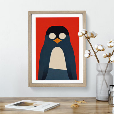 Penguin Abstract Art No.4 - Wall Art