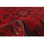 Tapis de zone en laine rouge 4 pi 1 po x 6 pi 3 po à main one-of-kind-noué la 2010s esari turque Allaina
