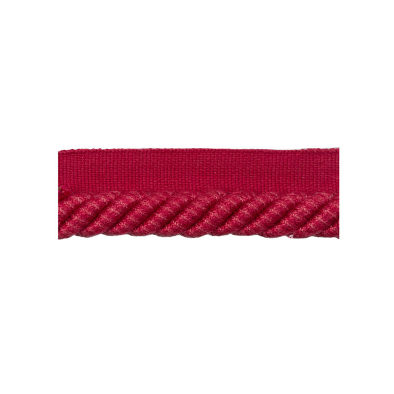 Le Coeur Passementerie Cable-L Cotton Blend Fabric, Raspberry