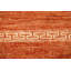 Orange Gabbeh  Wool Runner Rug 3x9