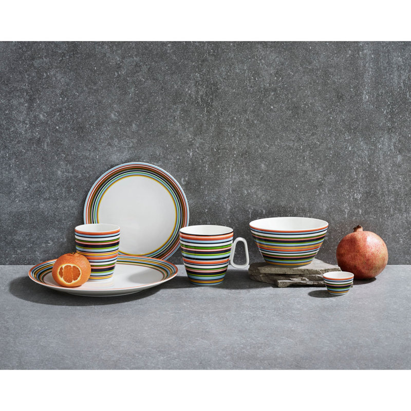 Iittala Origo 10.2362" Dinner Plate, Orange
