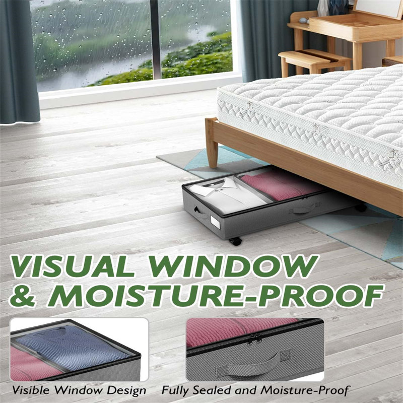 Ebern Designs Fabric Underbed Storage