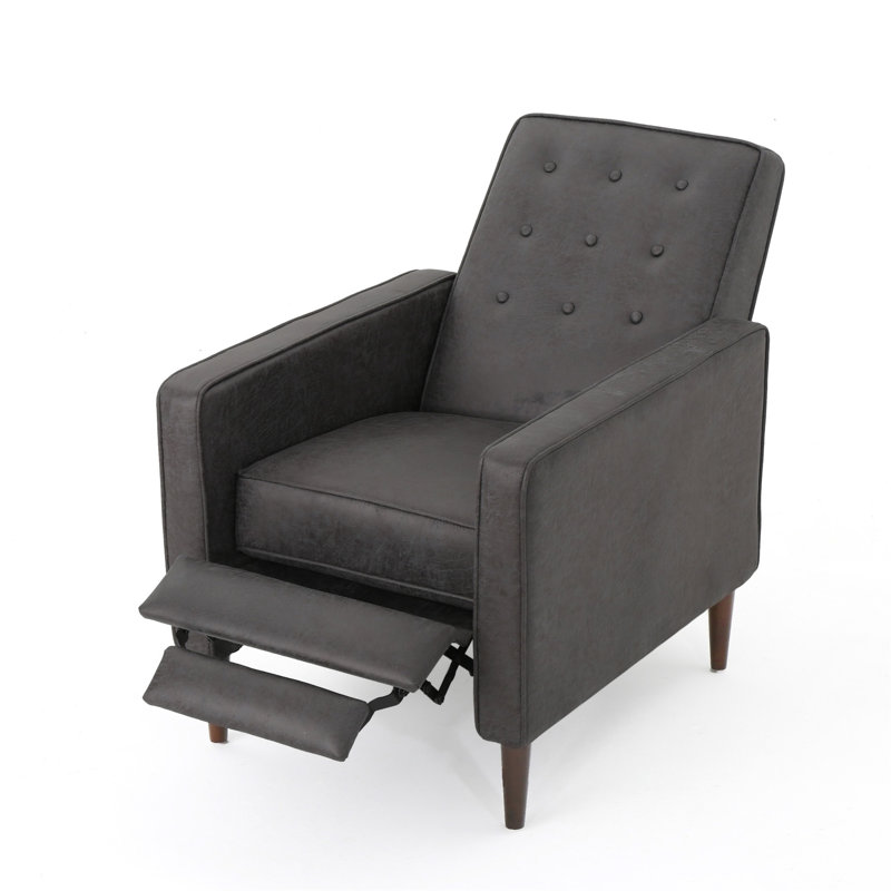 Fauteuil inclinable Aubrie, Polyester ardoise