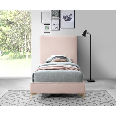 Upholstered Low Profile Platform Bed -  Everly Quinn, 43C55BB4354D412C94516F81A9CA44C2