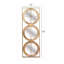 3 Mirror Piece Wall Mirror In  Rectangular Frame