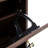 Entryway Shoe Storage Cabinet With 3 Flip Drawers. Solid Wood Legs, Walnut Color. Metal Handles, Drawers For Entryway. Construction, Modern Design, Spacious