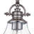 Grant 1-Light Brushed Nickel Semi-Flush Mount Light