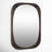 Henna Wood Oval Wall Mirror