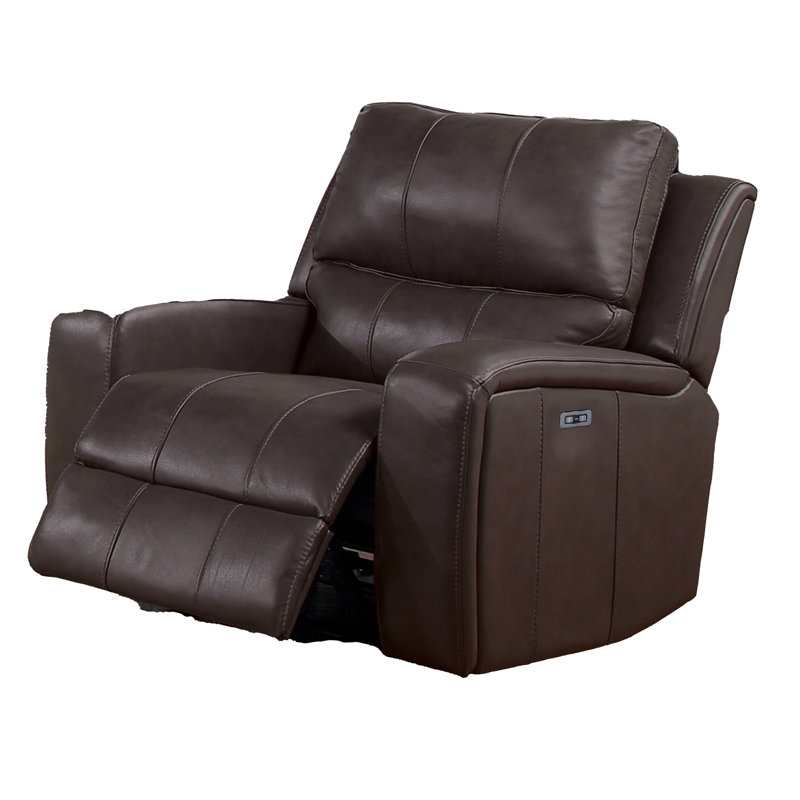 Elle Faux Leather Recliner, Manual Glider