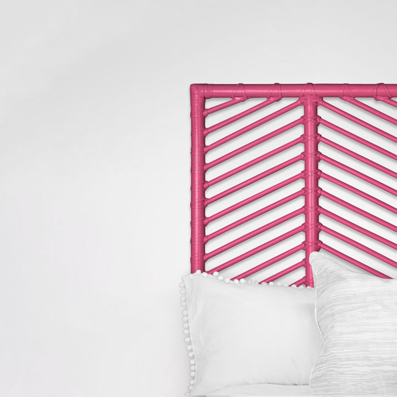 Liam Open-Frame Headboard, Hot Pink, Queen