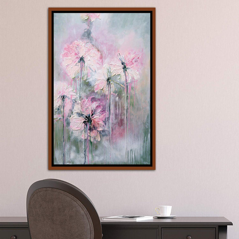«Gentle Summer Rain», reproduction d'art, Cadre bois classique, H 40 po x l 26 po x P 1,5 po