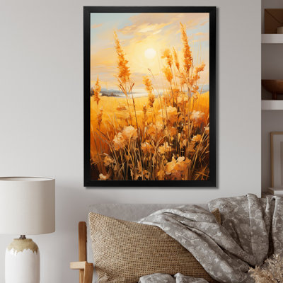 Luciannah Meadow Goldenrod Glow II sur impression sur toile